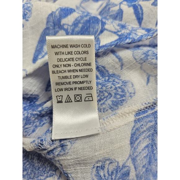 Counterparts Blue and White Lightweight Tunic Large - Picture 7 of 8